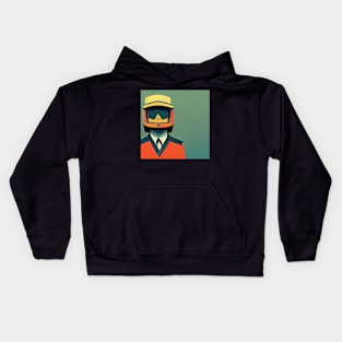 Traffic warden | Comics Style Kids Hoodie